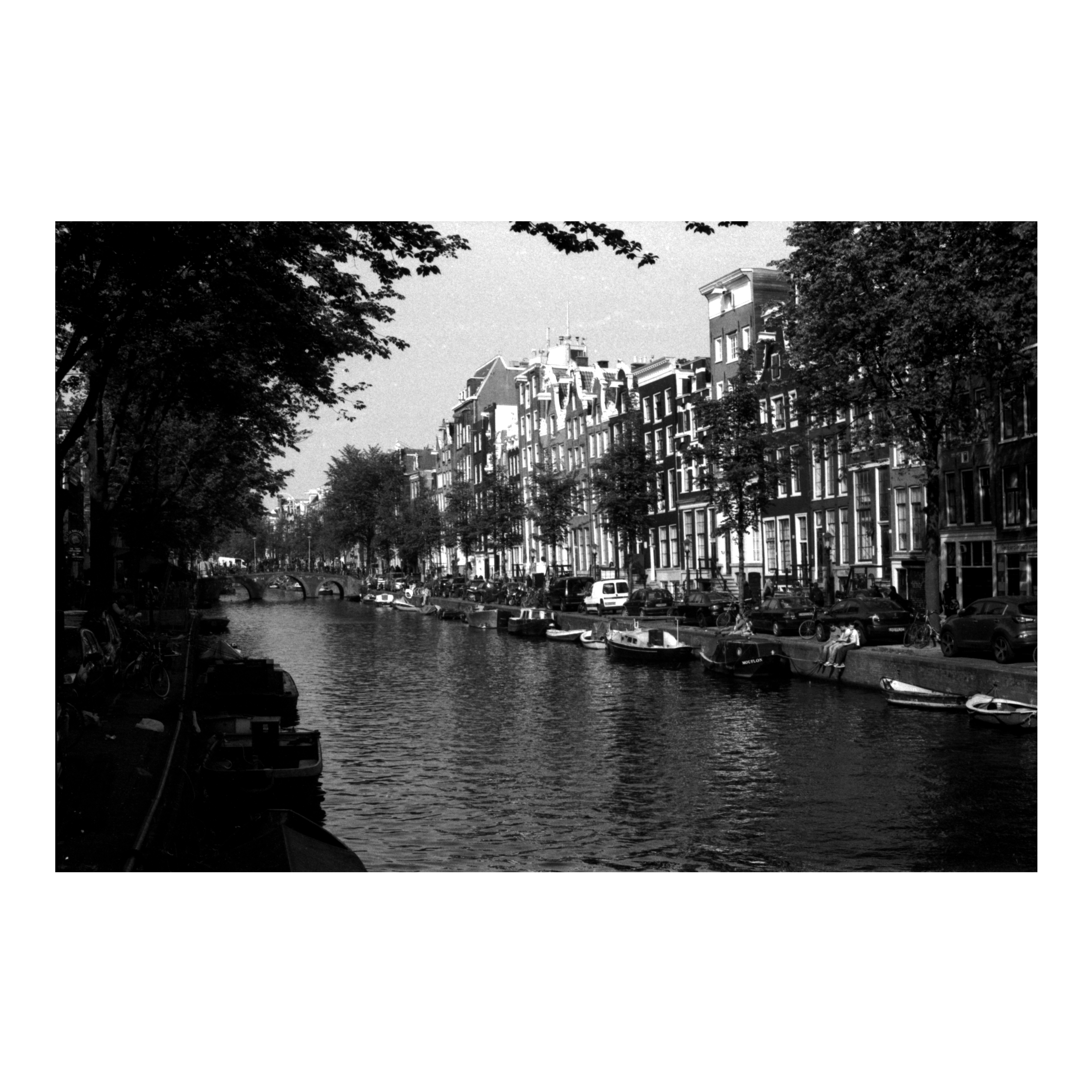 Amsterdam canal and street